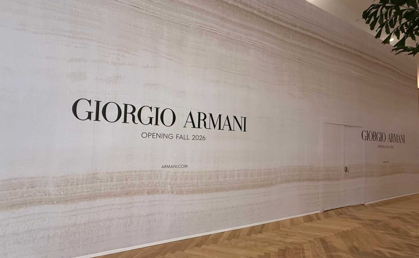 Armani Cafe at Oakridge Park in Vancouver